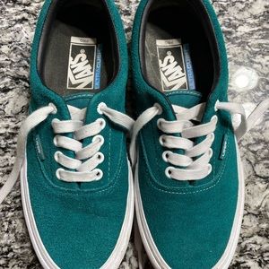 Green Pro Skate Vans in women’s size 9 men’s size 7.